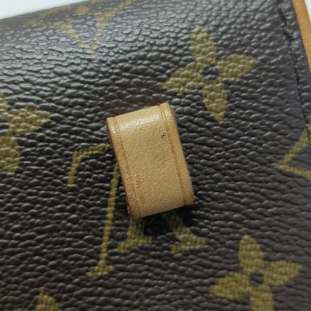 FLORENTINE Monogram Coated Canvas Brown