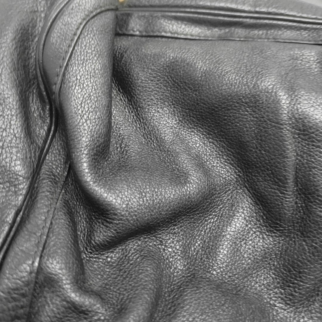 Betulla Large Calfskin Black