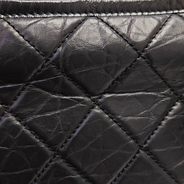 GABRIELLE Small Quilted Calfskin Black