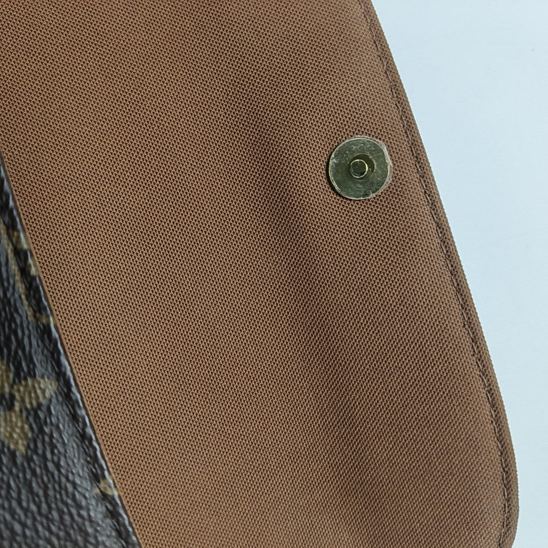 IVY Monogram Coated Canvas Brown