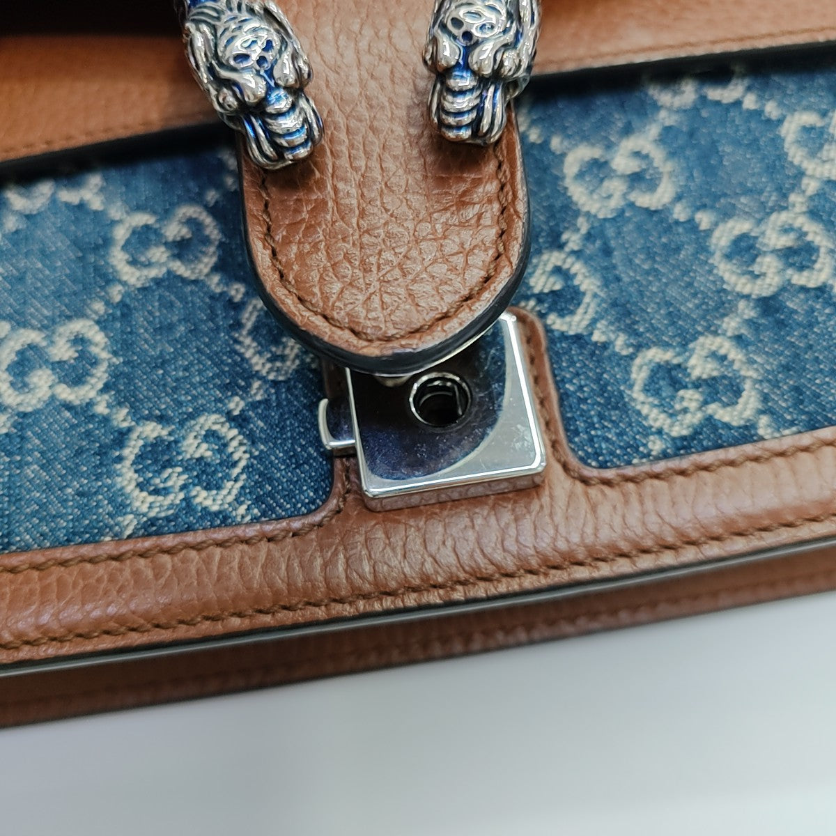 Dionysus Mini Monogram Denim Blue