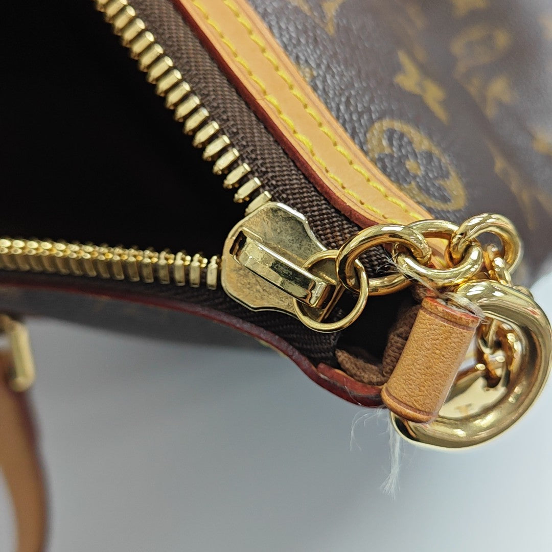 PALERMO PM Monogram Coated Canvas Brown