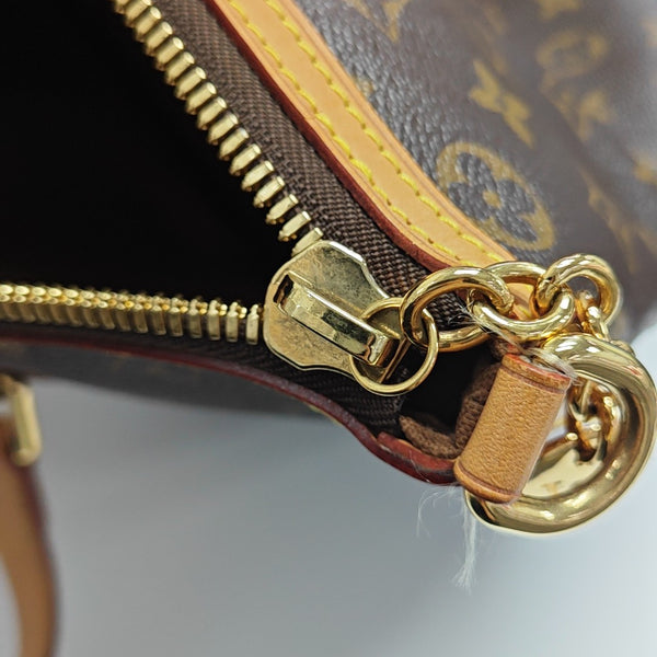PALERMO PM Monogram Coated Canvas Brown