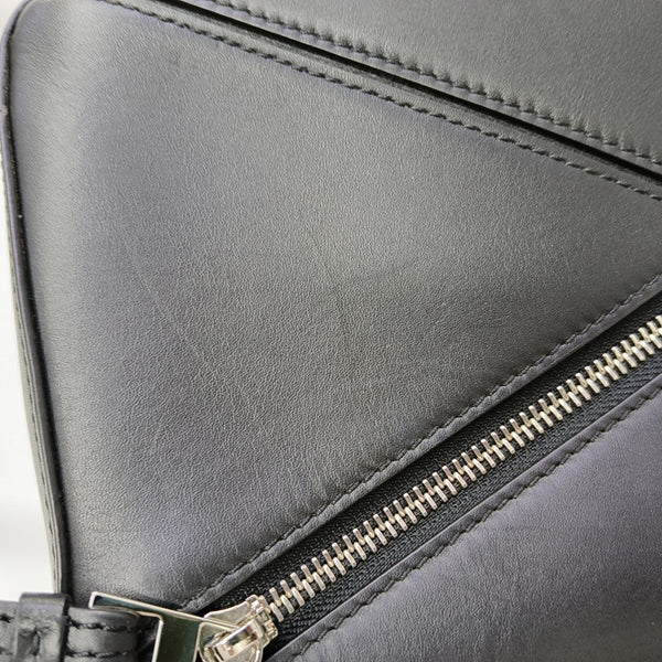 Puzzle Small Calfskin Black