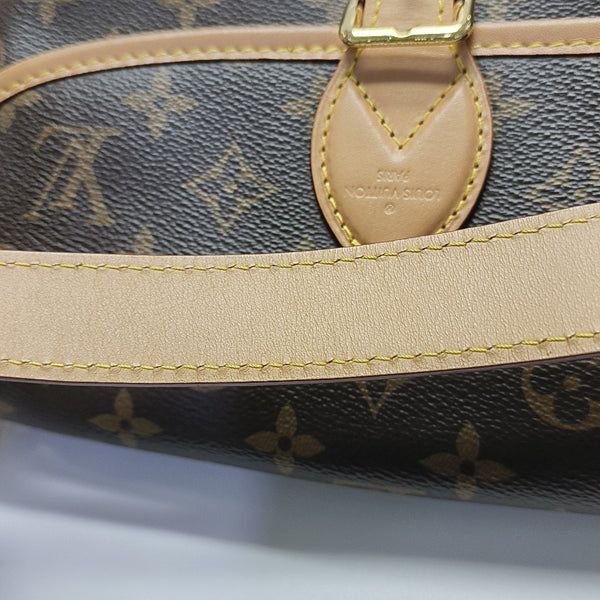 DIANE Monogram Coated Canvas Brown