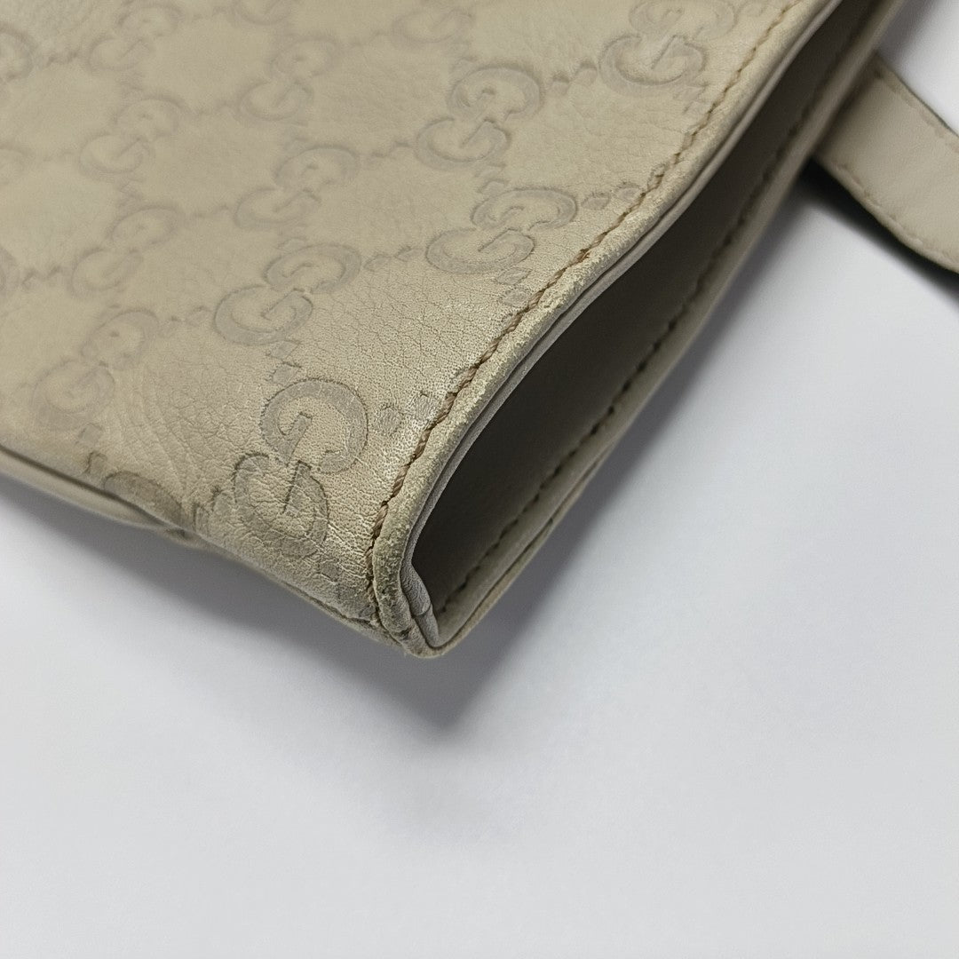 Ligne Shima Monogram Calfskin Beige