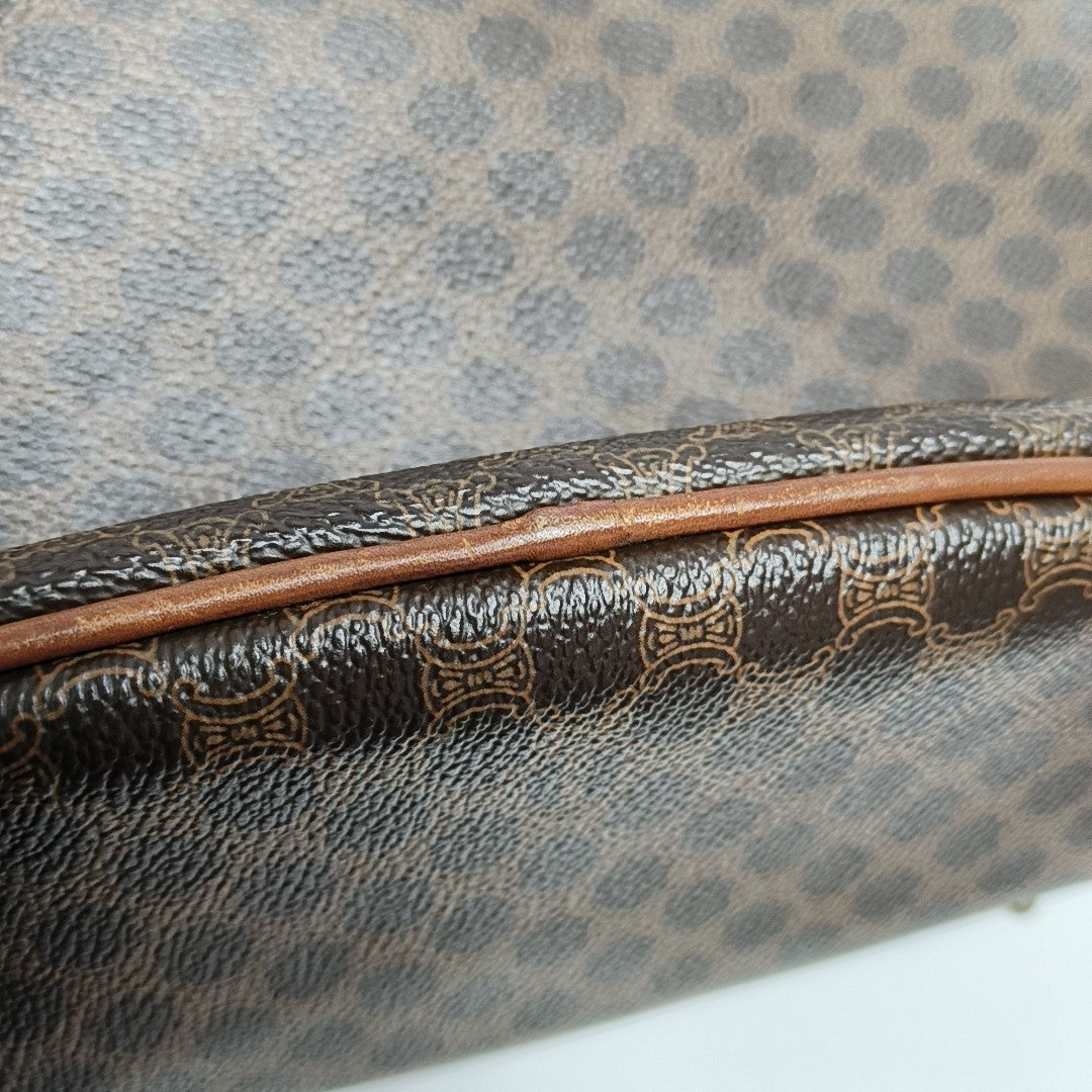 MACADAM TOTE Coated Canvas Brown