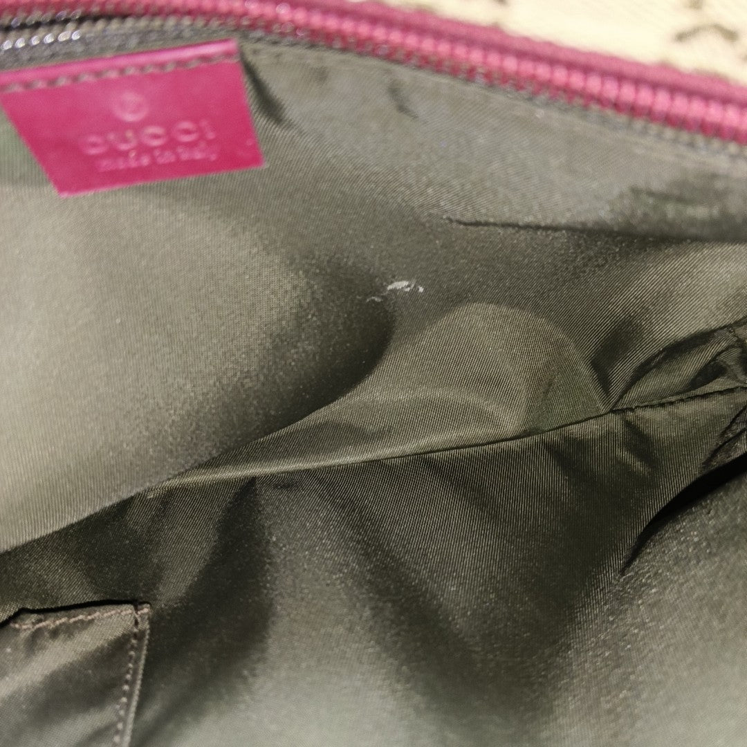 Monogram Canvas Crossbody Bag Beige