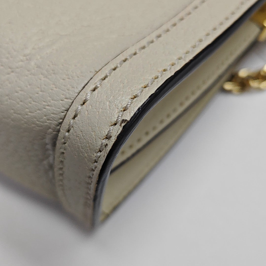 Ophidia Small Calfskin White