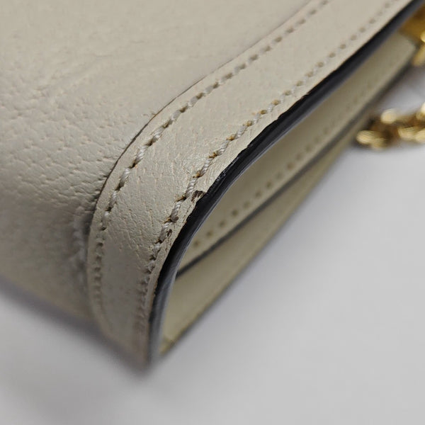 Ophidia Small Calfskin White