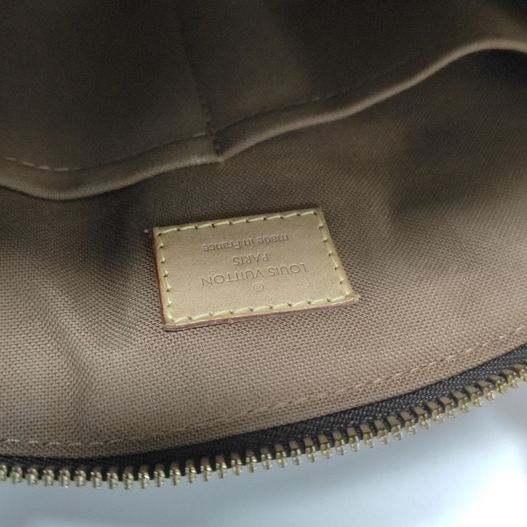 SEGUR Monogram Coated Canvas Brown
