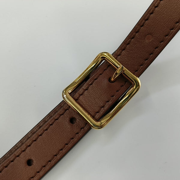 LOOP HOBO Monogram Coated Canvas Brown