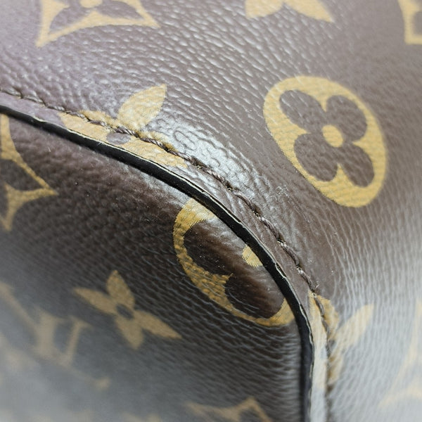 NÉONOÉ MM Monogram Coated Canvas Brown