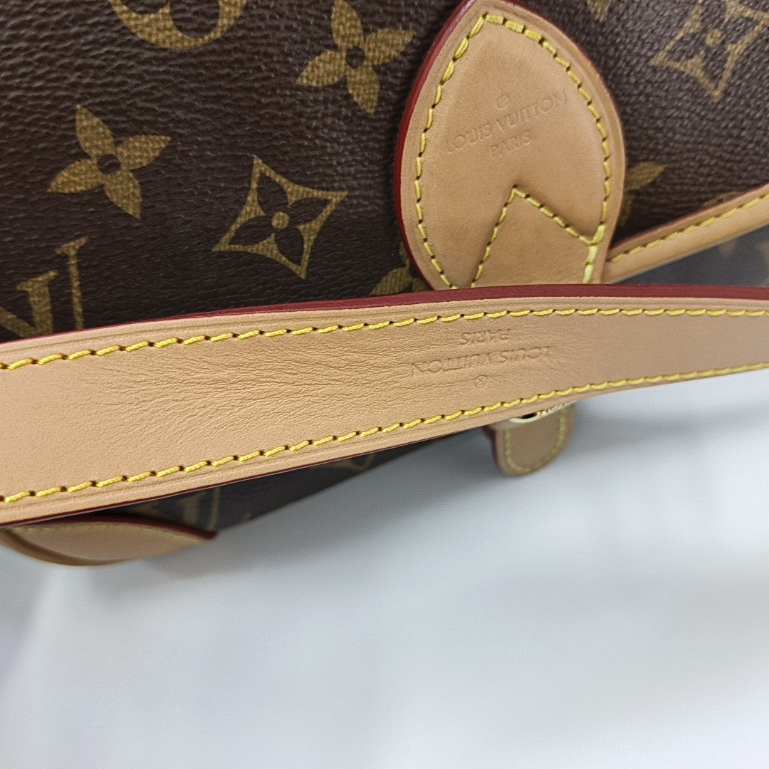 DIANE Monogram Coated Canvas Brown