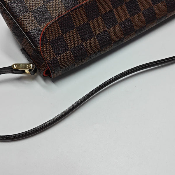 RECOLETA Damier Ebene Coated Canvas Brown