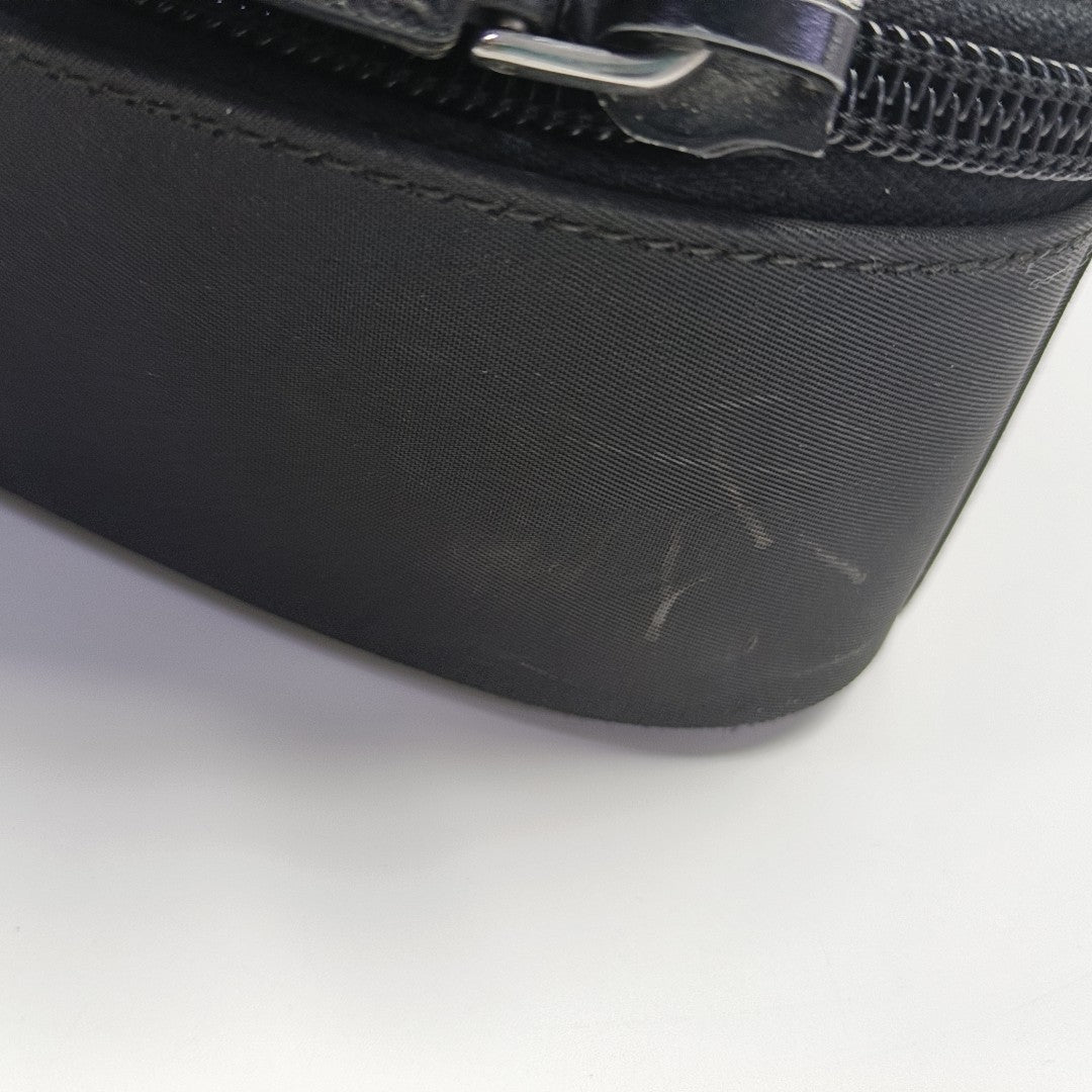 Nylon Shoulder Bag Black