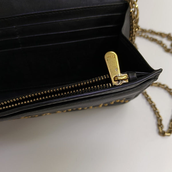 Lambskin Shoulder Bag Black