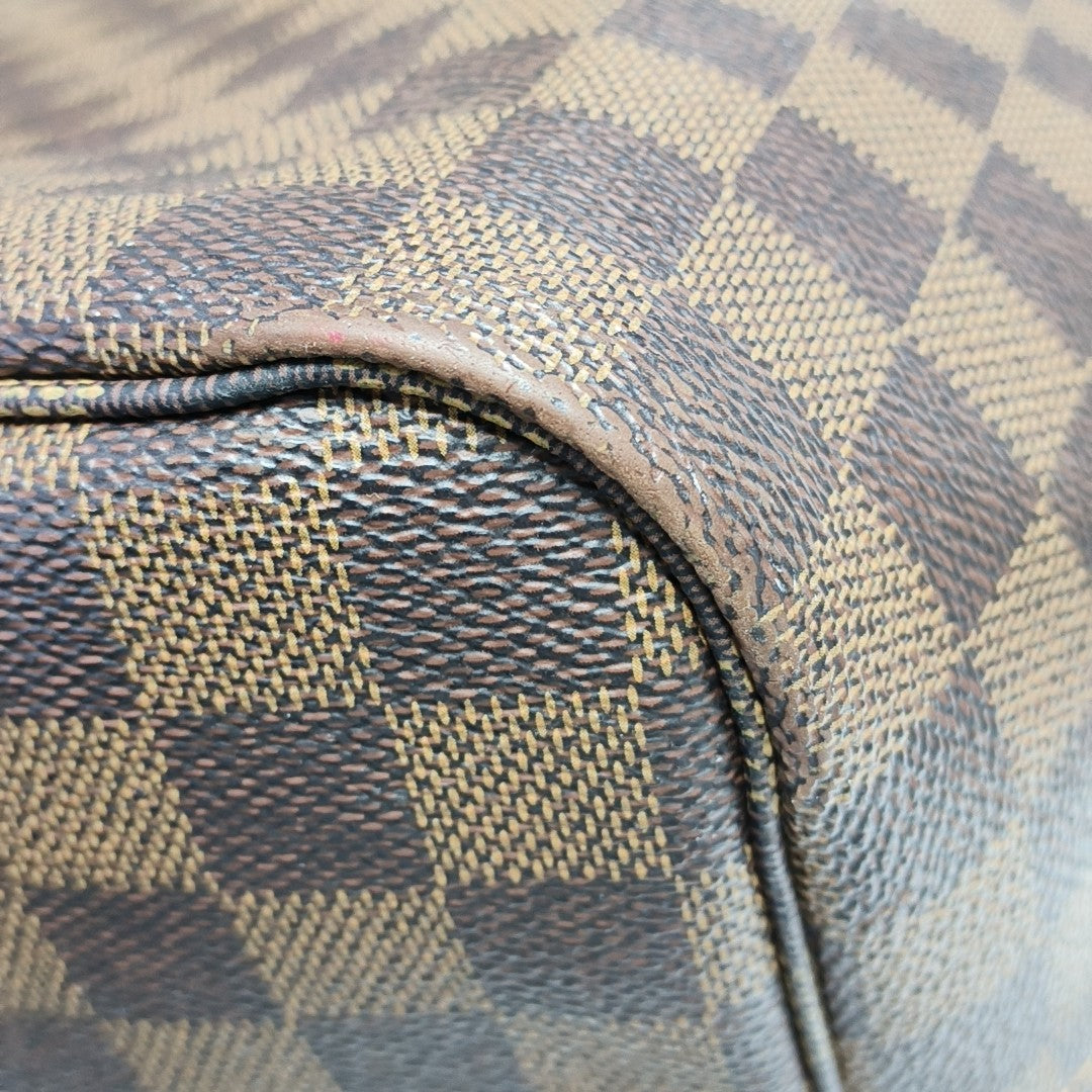 NEVERFULL GM Damier Ebene Coated Canvas Brown