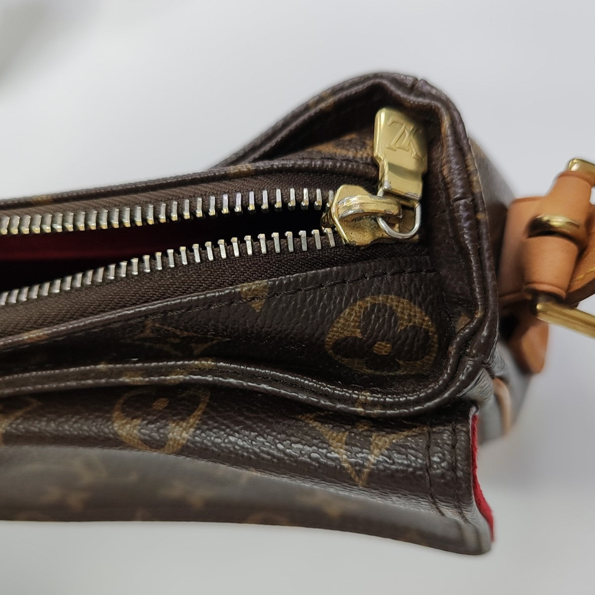 VIVA CITE Monogram Coated Canvas Brown