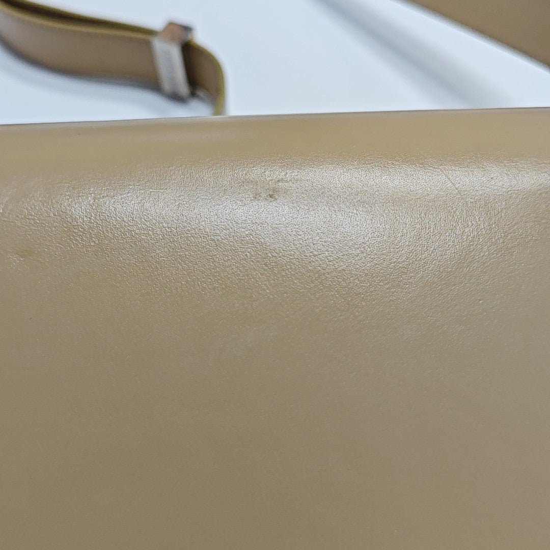 Calfskin Shoulder Bag Medium Beige