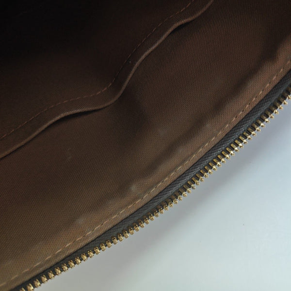 PALERMO PM Monogram Coated Canvas Brown