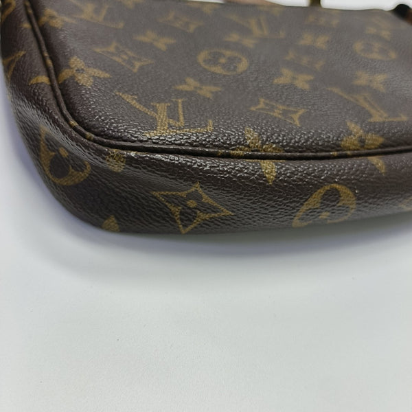 ACCESSOIRES Monogram Coated Canvas Brown