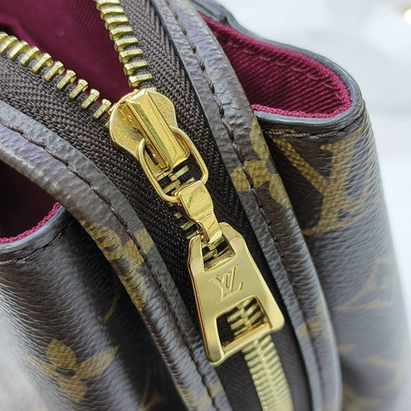 PALAIS PM Monogram Coated Canvas Brown