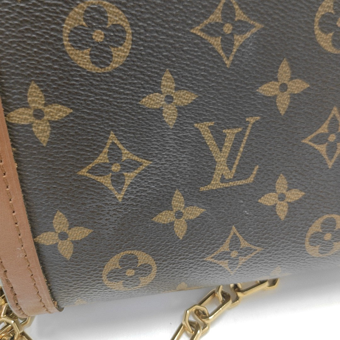 DAUPHINE MM Monogram Coated Canvas Brown