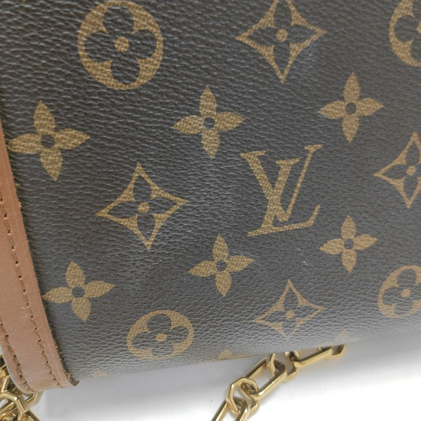 DAUPHINE MM Monogram Coated Canvas Brown