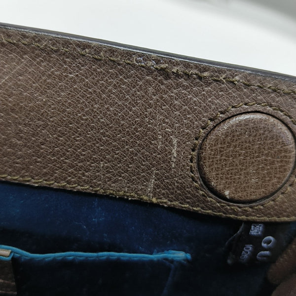 Ophidia Small Monogram Coated Canvas Beige