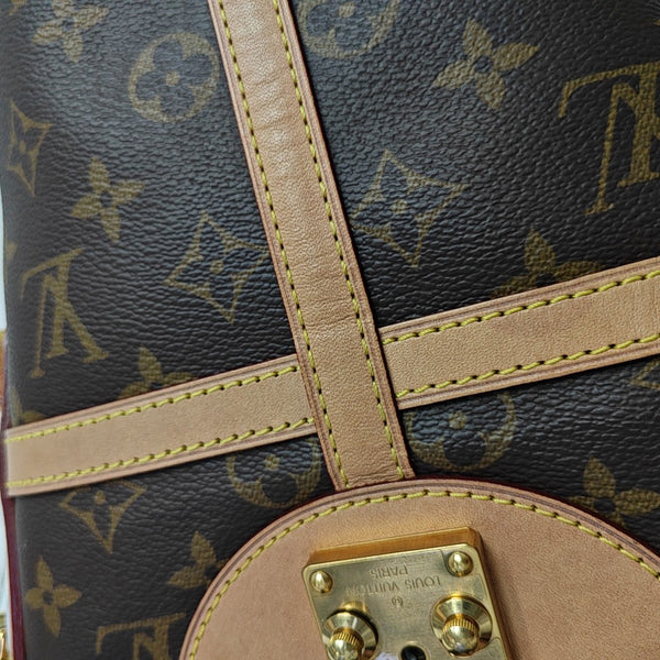 DUFFLE Monogram Coated Canvas Brown