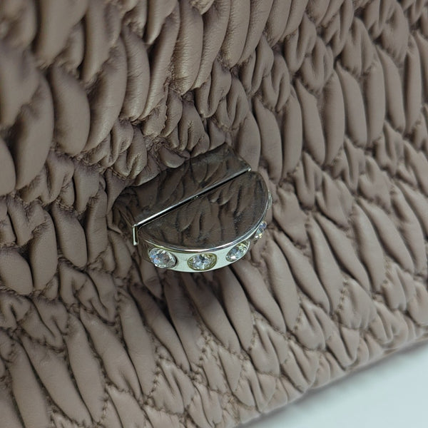 Crystal Quilted Lambskin Pink