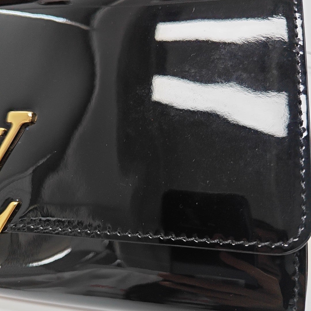 LOUISE Patent Leather Black