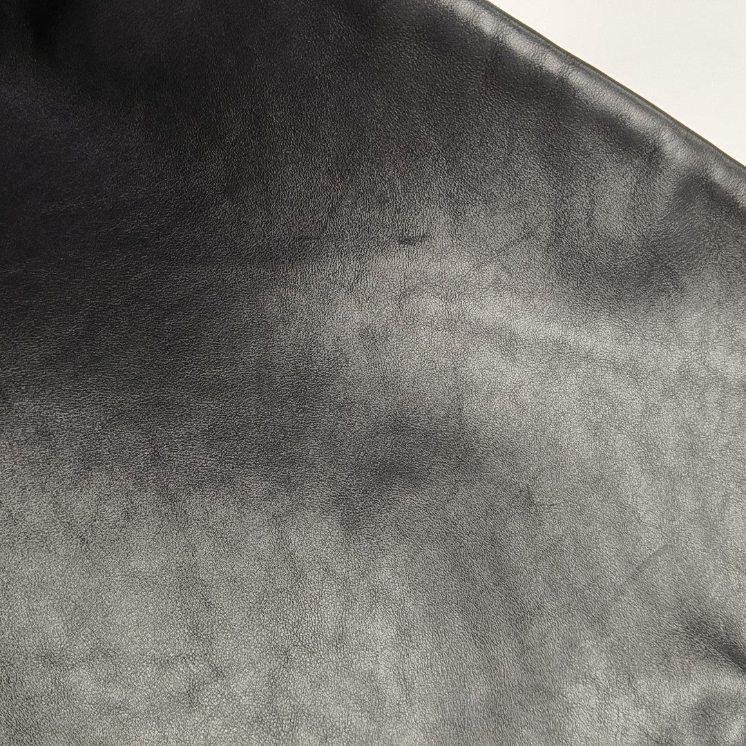 Calfskin Shoulder Bag Black