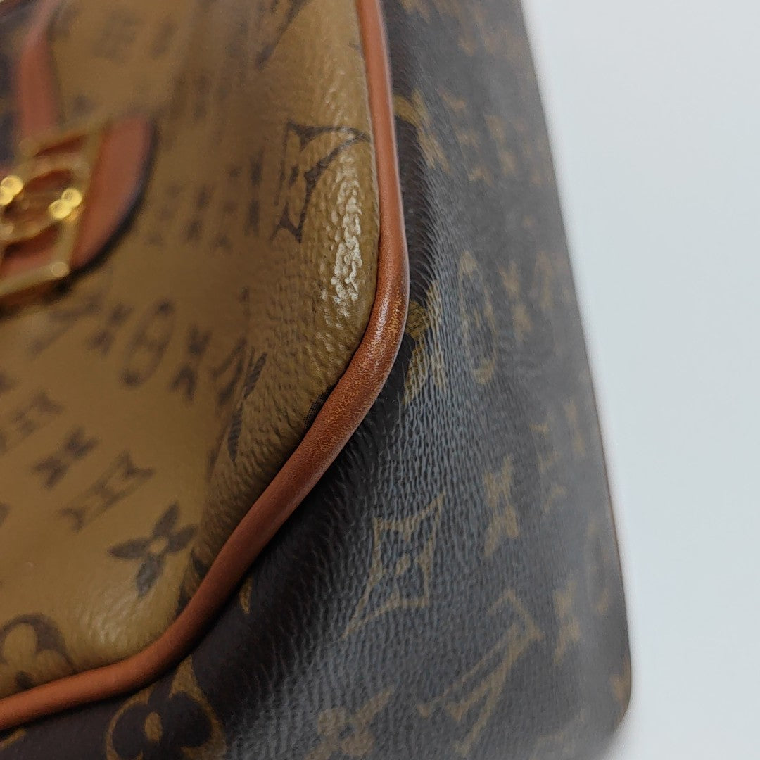 DAUPHINE MM Monogram Coated Canvas Brown