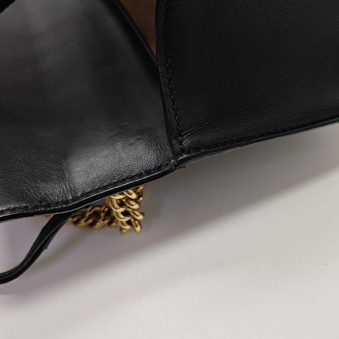 Padlock Small Calfskin Black