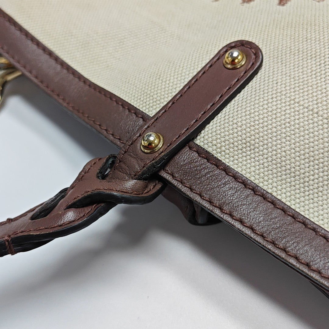 Canvas Tote Bag Beige