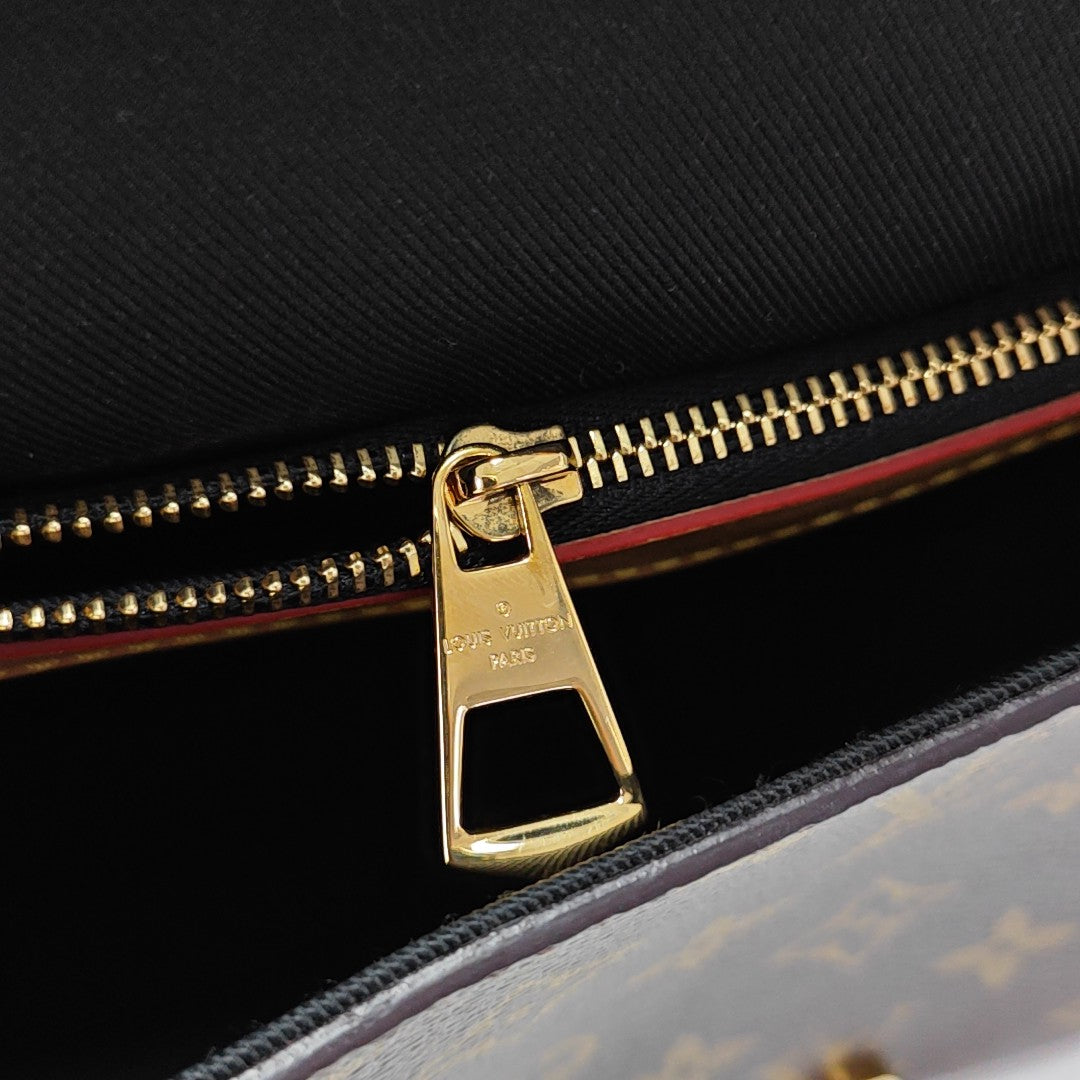 DIANE Monogram Coated Canvas Brown
