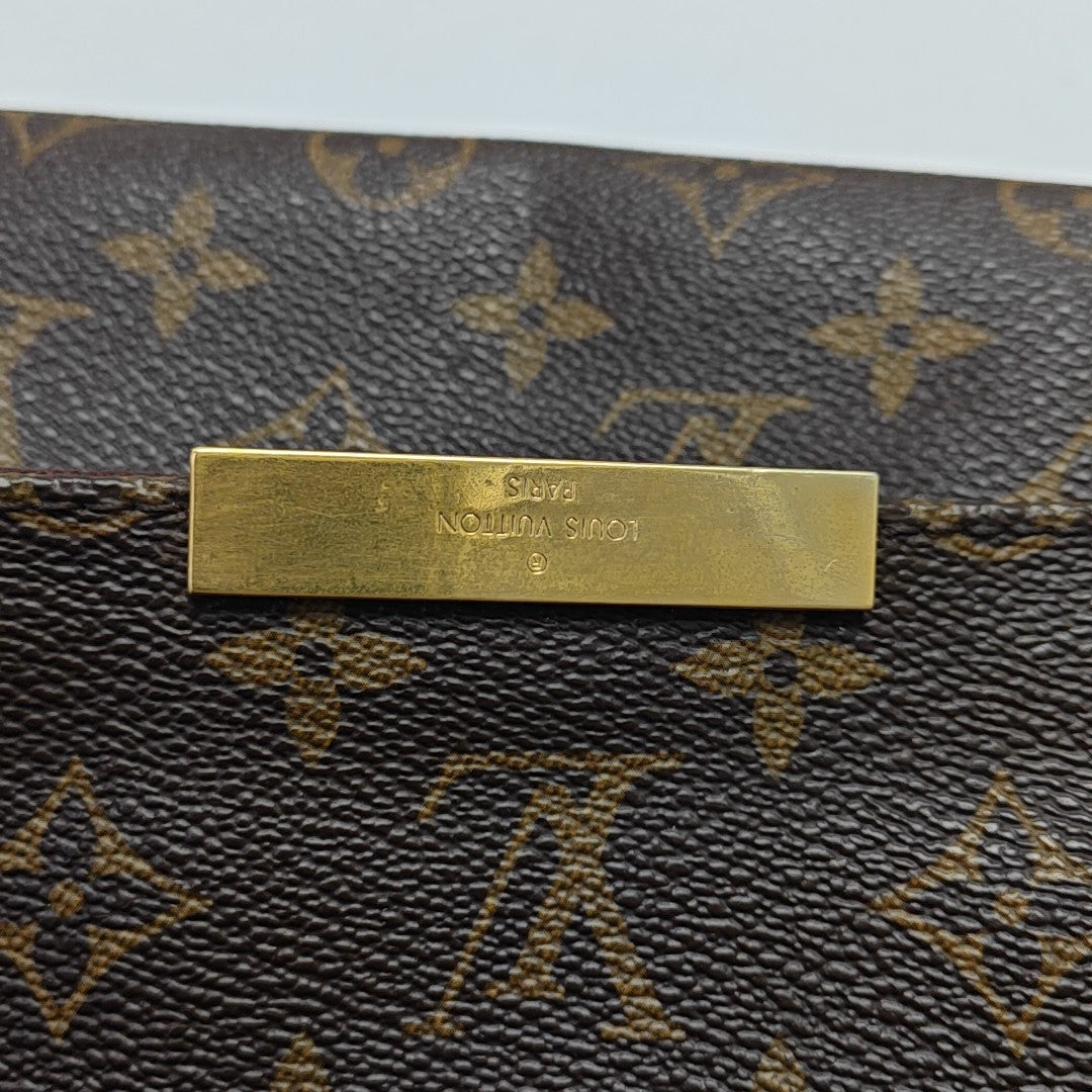 FAVORITE MM Monogram Coated Canvas Brown