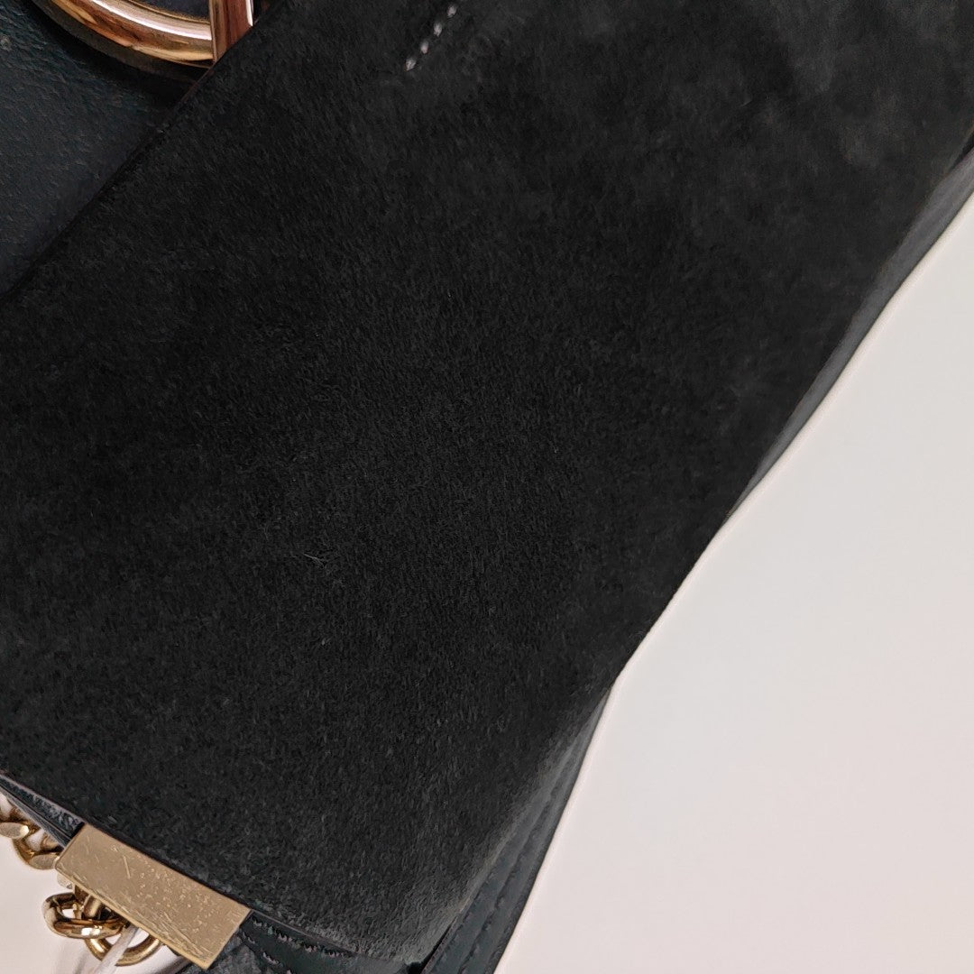 Faye Small Calfskin Green