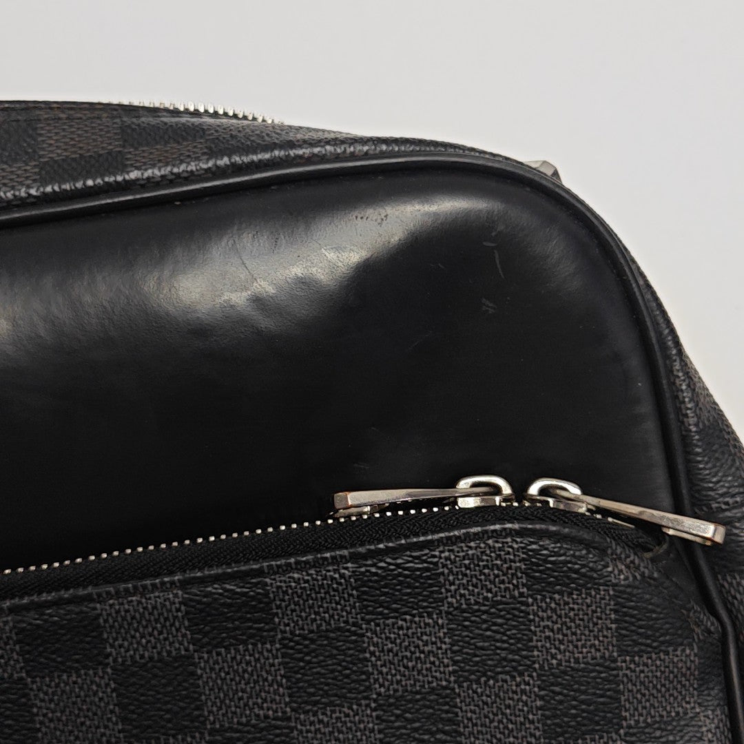 DAYTON MM Damier Graphite Coated Canvas Gray