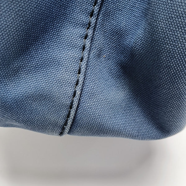 Denim Quilted Canvas Blue