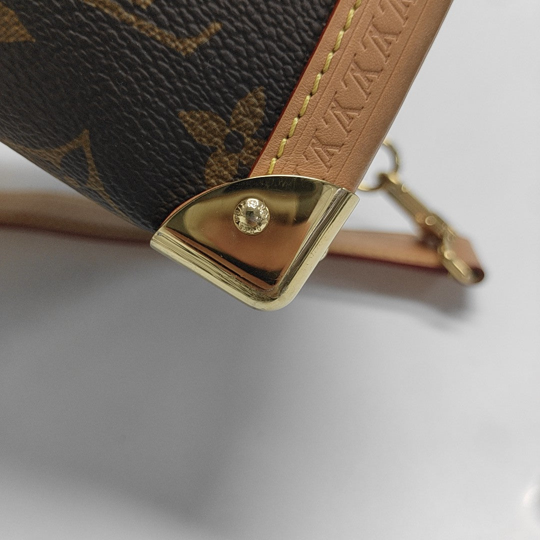 SIDE TRUNK MM Monogram Coated Canvas Brown