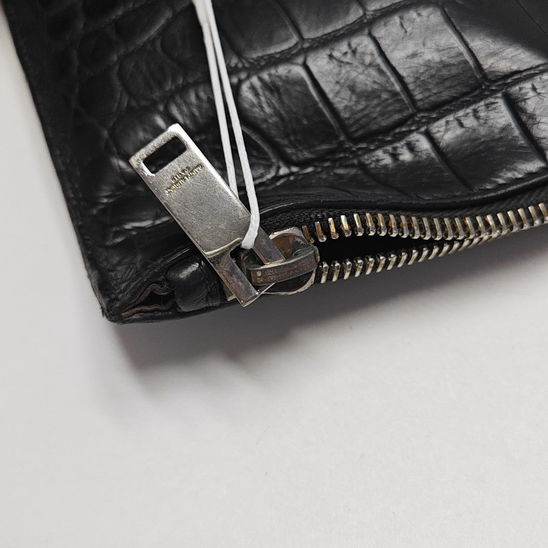 Calfskin Clutch Black