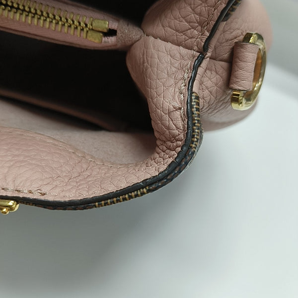 BRITTANY BB Damier Ebene Coated Canvas Brown