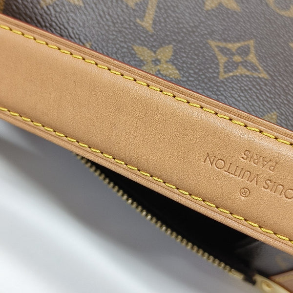SIDE TRUNK MM Monogram Coated Canvas Brown