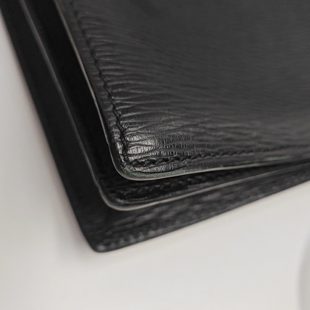 Calfskin Shoulder Bag Black