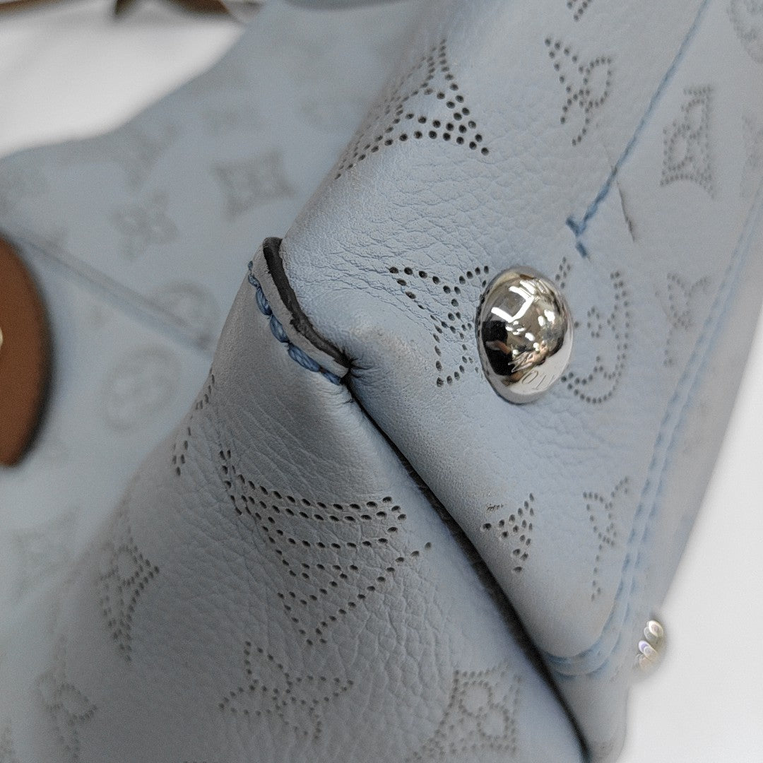 HINA PM Monogram Calfskin Blue