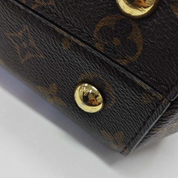 CLUNY MM Monogram Coated Canvas Brown