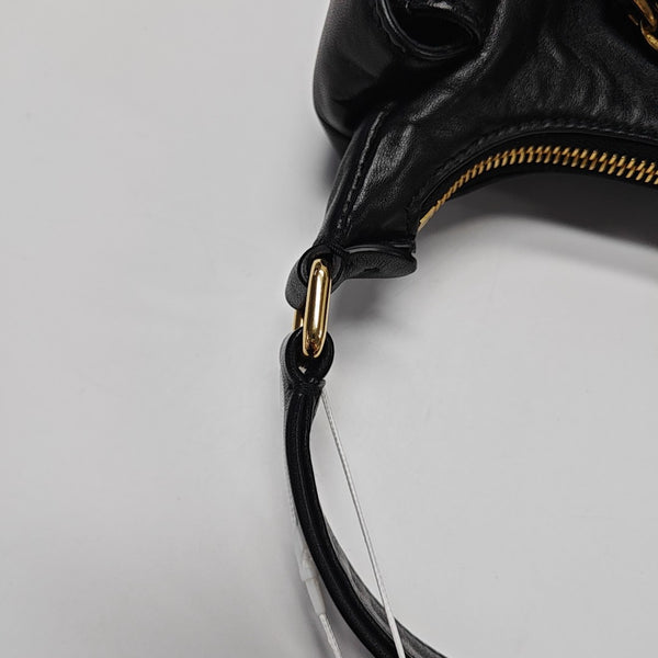 Lambskin Shoulder Bag Black